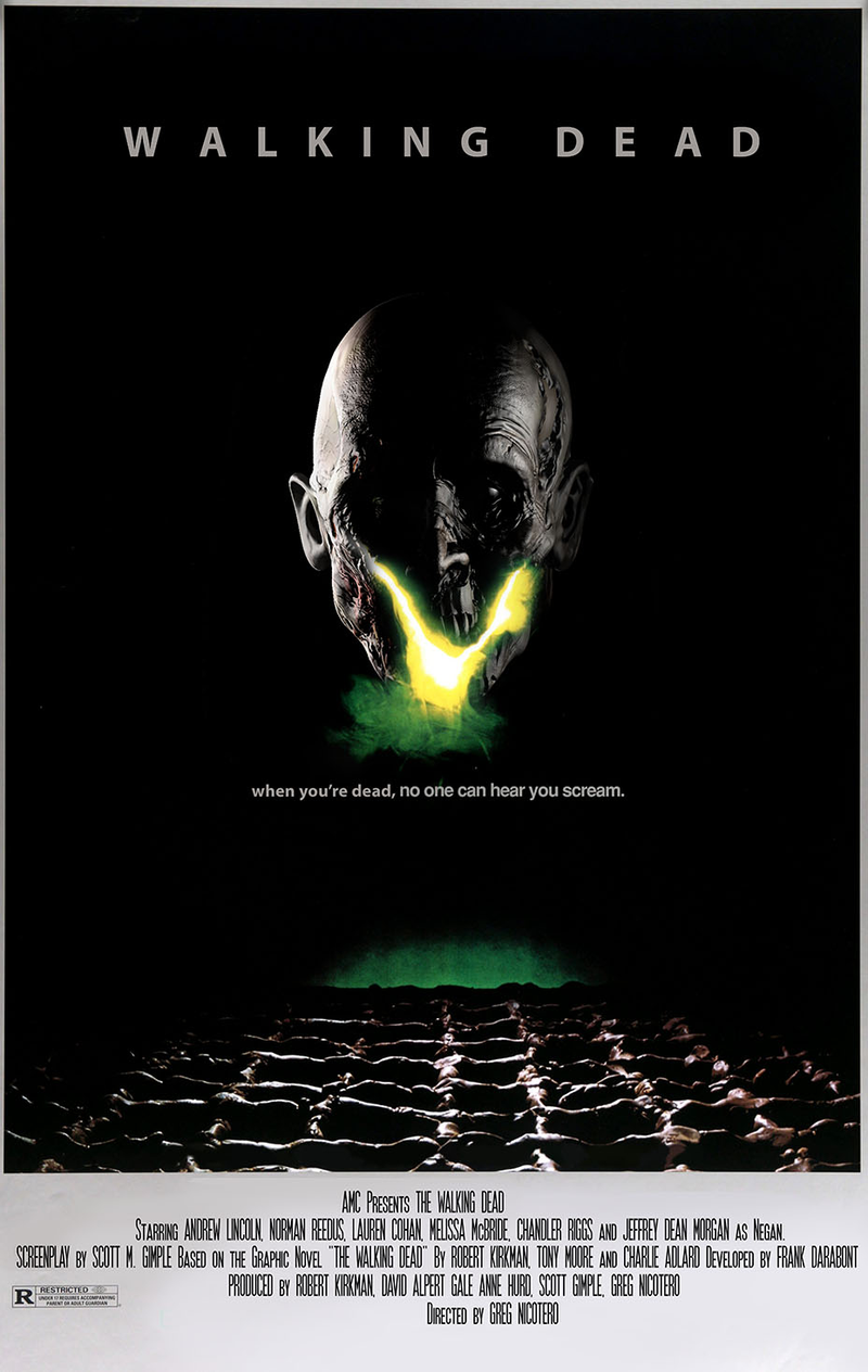 Illustration for article titled The Walking Dead Takes Over Some of the Most Famous Movie Posters Ever